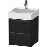 Duravit Waschtischunterbau Ketho.2 484x549x460mm eiche schwarz