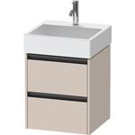 Duravit Waschtischunterbau Ketho.2 484x549x460mm taupe matt