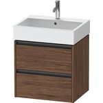 Duravit Waschtischunterbau Ketho.2 584x549x460mm nussbaum dunkel