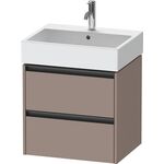 Duravit Waschtischunterbau Ketho.2 584x549x460mm basalt matt