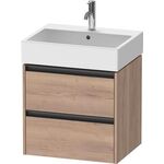 Duravit Waschtischunterbau Ketho.2 584x549x460mm taupe matt