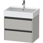 Duravit Waschtischunterbau Ketho.2 684x549x460mm betongrau matt