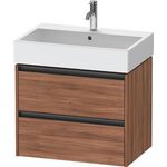 Duravit Waschtischunterbau Ketho.2 684x549x460mm nussbaum natur