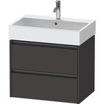 Duravit Waschtischunterbau Ketho.2 684x549x460mm graphit supermatt