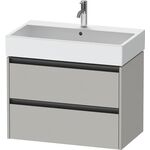 Duravit Waschtischunterbau Ketho.2 784x549x460mm betongrau matt