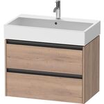 Duravit Waschtischunterbau Ketho.2 784x549x460mm nussbaum dunkel