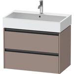 Duravit Waschtischunterbau Ketho.2 784x549x460mm basalt matt