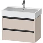Duravit Waschtischunterbau Ketho.2 784x549x460mm taupe matt