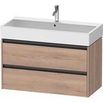 Duravit Waschtischunterbau Ketho.2 984x549x460mm nussbaum natur