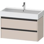 Duravit Waschtischunterbau Ketho.2 984x549x460mm taupe matt