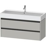 Duravit Waschtischunterbau Ketho.2 1184x549x460mm betongrau matt