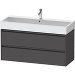 Duravit Waschtischunterbau Ketho.2 1184x549x460mm graphit matt