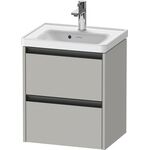 Duravit Waschtischunterbau Ketho.2 484x549x375mm betongrau matt