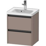 Duravit Waschtischunterbau Ketho.2 484x549x375mm basalt matt
