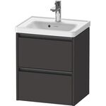 Duravit Waschtischunterbau Ketho.2 484x549x375mm graphit supermatt
