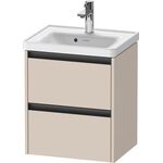 Duravit Waschtischunterbau Ketho.2 484x549x375mm taupe supermatt