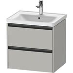 Duravit Waschtischunterbau Ketho.2 584x549x455mm betongrau matt