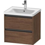Duravit Waschtischunterbau Ketho.2 584x549x455mm nussbaum dunkel