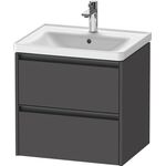 Duravit Waschtischunterbau Ketho.2 584x549x455mm graphit matt