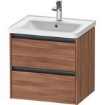 Duravit Waschtischunterbau Ketho.2 584x549x455mm nussbaum natur