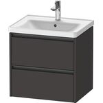 Duravit Waschtischunterbau Ketho.2 584x549x455mm graphit supermatt
