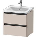 Duravit Waschtischunterbau Ketho.2 584x549x455mm taupe matt