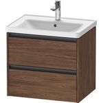 Duravit Waschtischunterbau Ketho.2 634x549x455mm nussbaum dunkel