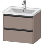 Duravit Waschtischunterbau Ketho.2 634x549x455mm basalt matt