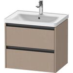 Duravit Waschtischunterbau Ketho.2 634x549x455mm leinen