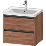 Duravit Waschtischunterbau Ketho.2 634x549x455mm nussbaum natur