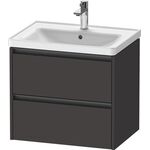 Duravit Waschtischunterbau Ketho.2 634x549x455mm graphit supermatt