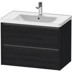 Duravit Waschtischunterbau Ketho.2 784x549x455mm eiche schwarz