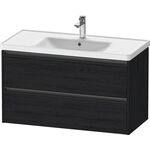 Duravit Waschtischunterbau Ketho.2 984x549x455mm eiche schwarz