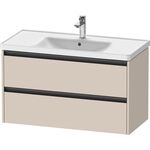 Duravit Waschtischunterbau Ketho.2 984x549x455mm taupe supermatt