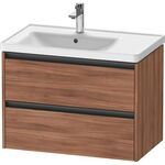 Duravit Waschtischunterbau Ketho.2 784x549x455mm nussbaum natur