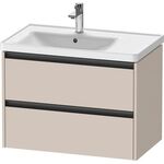 Duravit Waschtischunterbau Ketho.2 784x549x455mm taupe matt