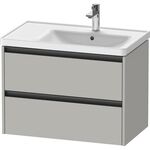 Duravit Waschtischunterbau Ketho.2 784x549x455mm betongrau matt