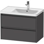 Duravit Waschtischunterbau Ketho.2 784x549x455mm graphit matt