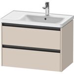 Duravit Waschtischunterbau Ketho.2 784x549x455mm taupe supermatt