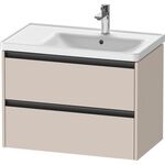 Duravit Waschtischunterbau Ketho.2 784x549x455mm taupe matt