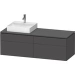 Duravit Waschtischunterbau L-CUBE 1420x482x550mm gra ma o ES