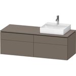 Duravit Waschtischunterbau L-CUBE 1420x482x550mm fla gr sdm o ES
