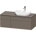 Duravit Waschtischunterbau L-CUBE 1220x482x550mm fla gr sdm o ES