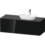 Duravit Waschtischunterbau L-CUBE 1420x482x550mm sw hgl o ES