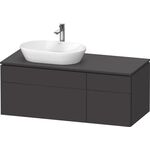 Duravit Waschtischunterbau L-CUBE 1220x482x550mm gra s-matt o ES