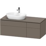 Duravit Waschtischunterbau L-CUBE 1220x482x550mm fla gr sdm o ES