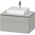 Duravit Waschtischunterbau L-CUBE 820x482x550mm betongr ma o ES