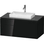 Duravit Waschtischunterbau L-CUBE 1020x482x550mm sw hgl o ES