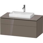 Duravit Waschtischunterbau L-CUBE 1020x482x550mm fla gr hgl o ES