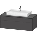 Duravit Waschtischunterbau L-CUBE 1220x482x550mm gra ma o ES